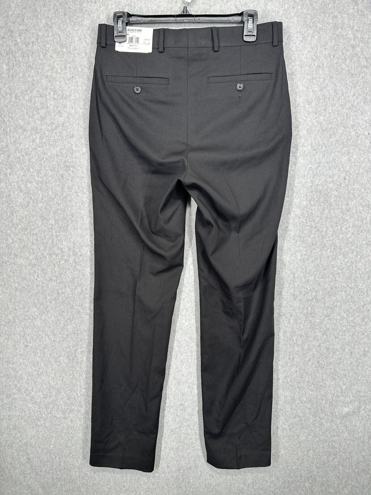 Kenneth Cole Reaction Suit Pants Mens Size 30x32 Black Slim Ready Flex NWOT