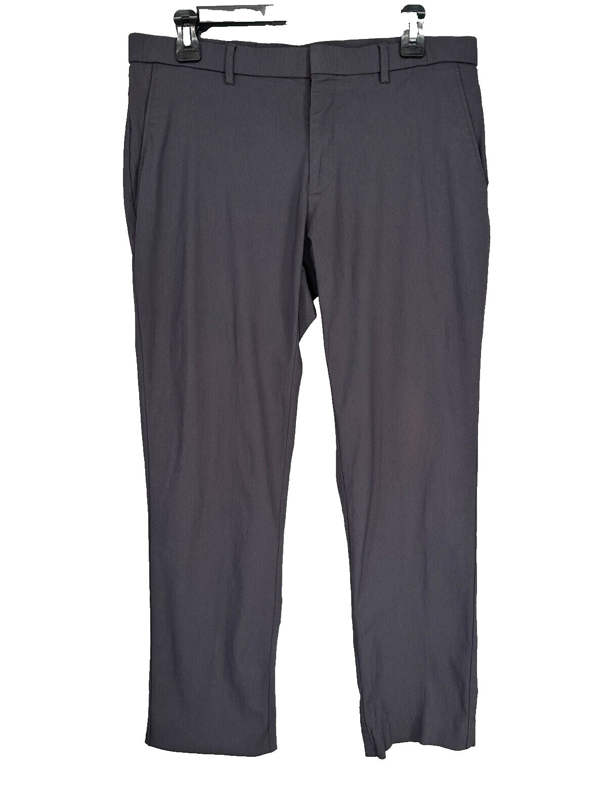 TOMMY HILFIGER Performance Pants Mens 34x28 Charcoal Modern Fit TH Flex Stretch