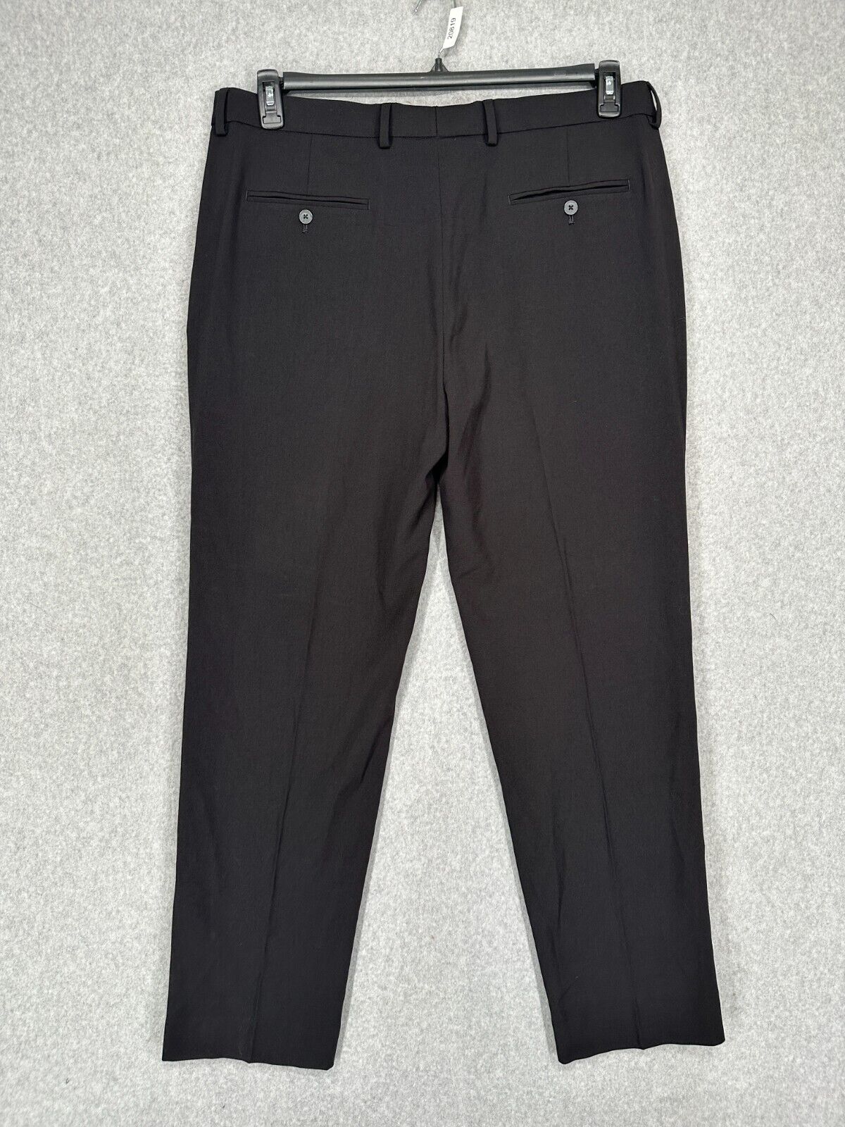 NAUTICA Suit Pants Mens Size 38x32 Black Solid Modern Fit Bi-Stretch