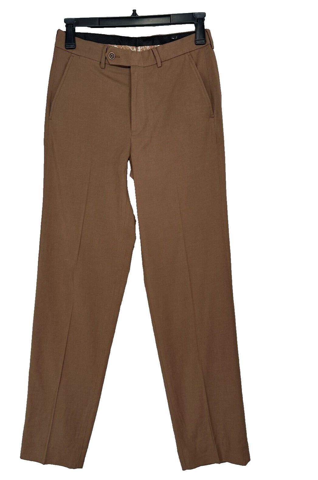 NAUTICA Suit Pants Mens Size 32x32 Brown Solid Modern Fit Bi-Stretch NWT