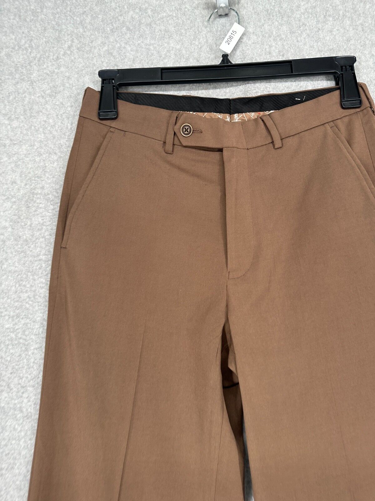 NAUTICA Suit Pants Mens Size 32x32 Brown Solid Modern Fit Bi-Stretch NWT