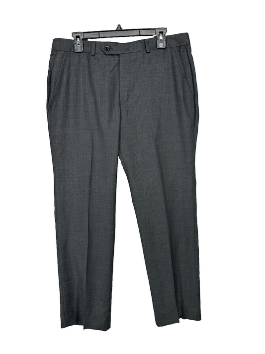 Michael Kors Suit Pants Mens Size 34x30 Gray Classic Fit Wool Blend NWT