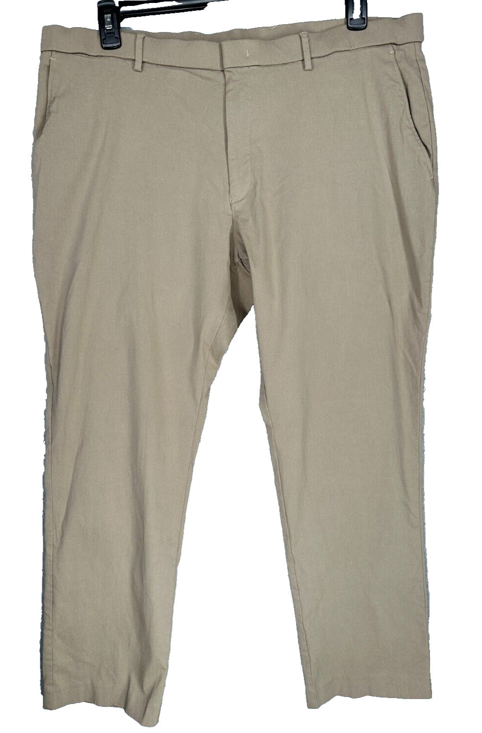 TOMMY HILFIGER Performance Pants Mens Size 40x30 Tan Modern Fit TH Flex Stretch