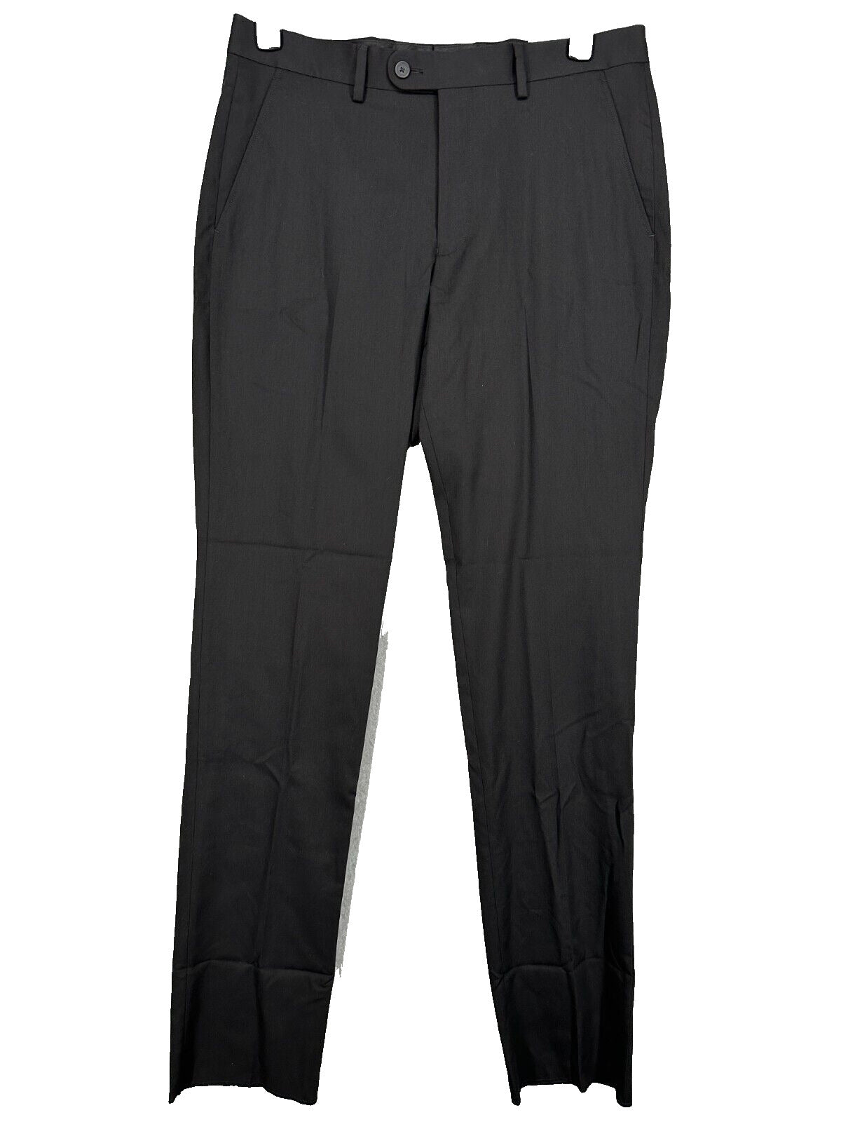 Perry Ellis Tuxedo Suit Pants Mens Size 34W Black Slim Fit Unhemmed NWT