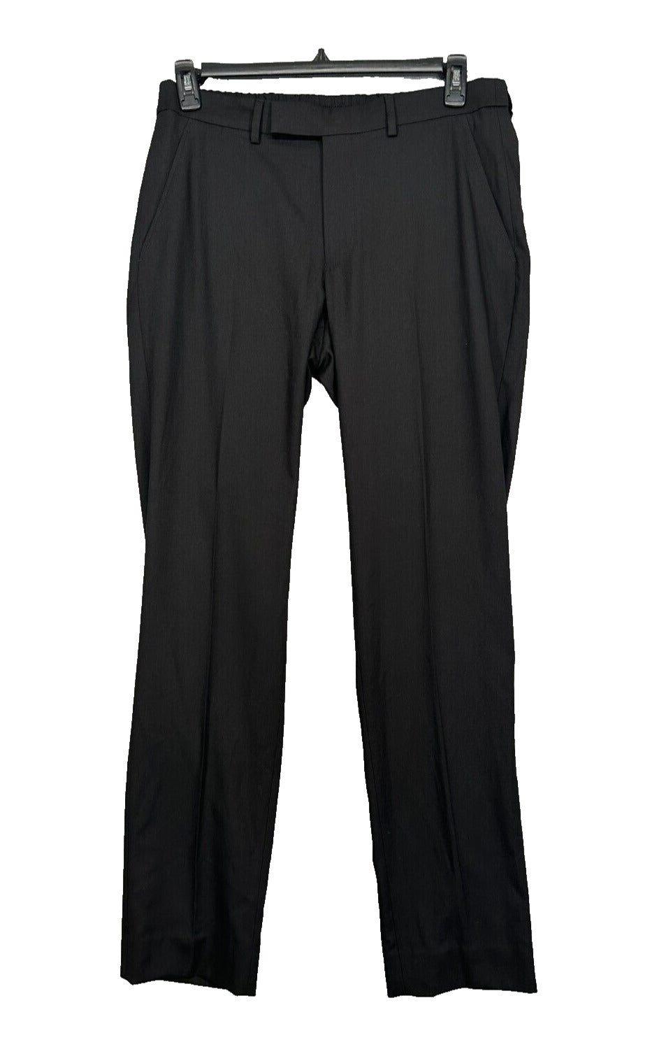 Kenneth Cole Reaction Suit Pants Mens Size 37x32 Black Slim Fit Ready Flex NWT