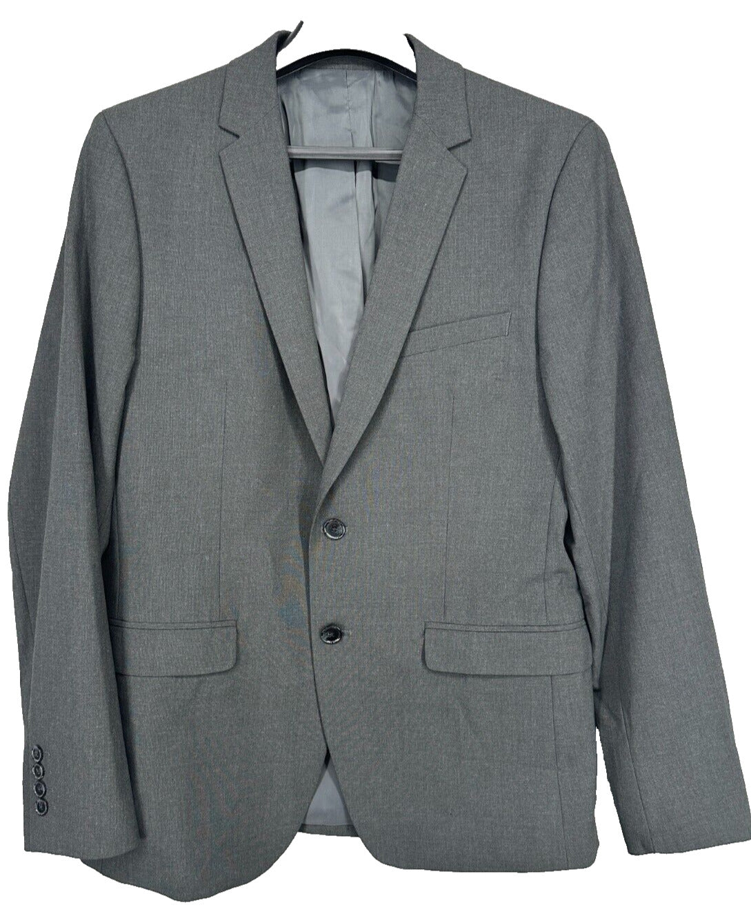 CALVIN KLEIN Suit Jacket Size Medium Gray Infinite Slim Fit NWOT