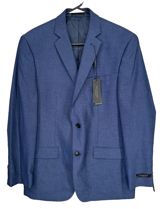 MARC NEW YORK Suit Jacket Mens Size 40R Blue Neat Modern Fit NWT