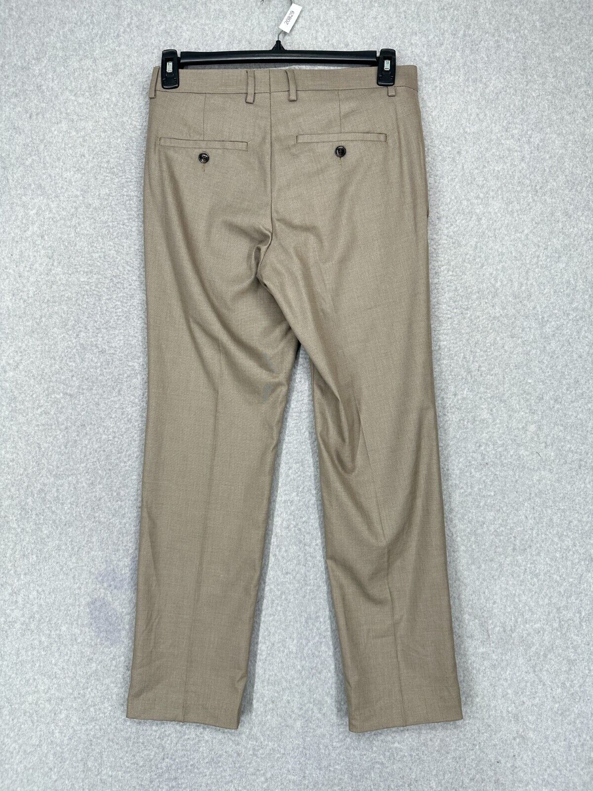 Kenneth Cole Reaction Dress Pants Mens 30x29 Oatmeal Beige Slim Fit Stretch