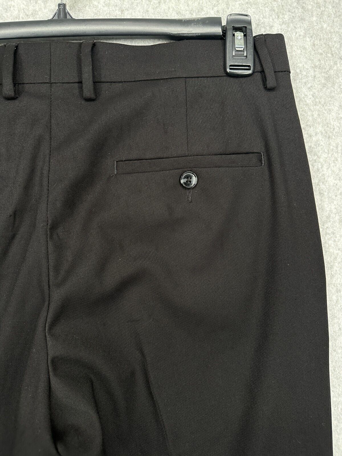 Kenneth Cole Reaction Suit Pants Mens Size 32x32 Black Slim Fit Stretch NWOT