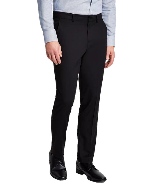 KENNETH COLE Suit Pants Size 38x34 Black Techni-Cole Slim Fit Stretch NWOT $135