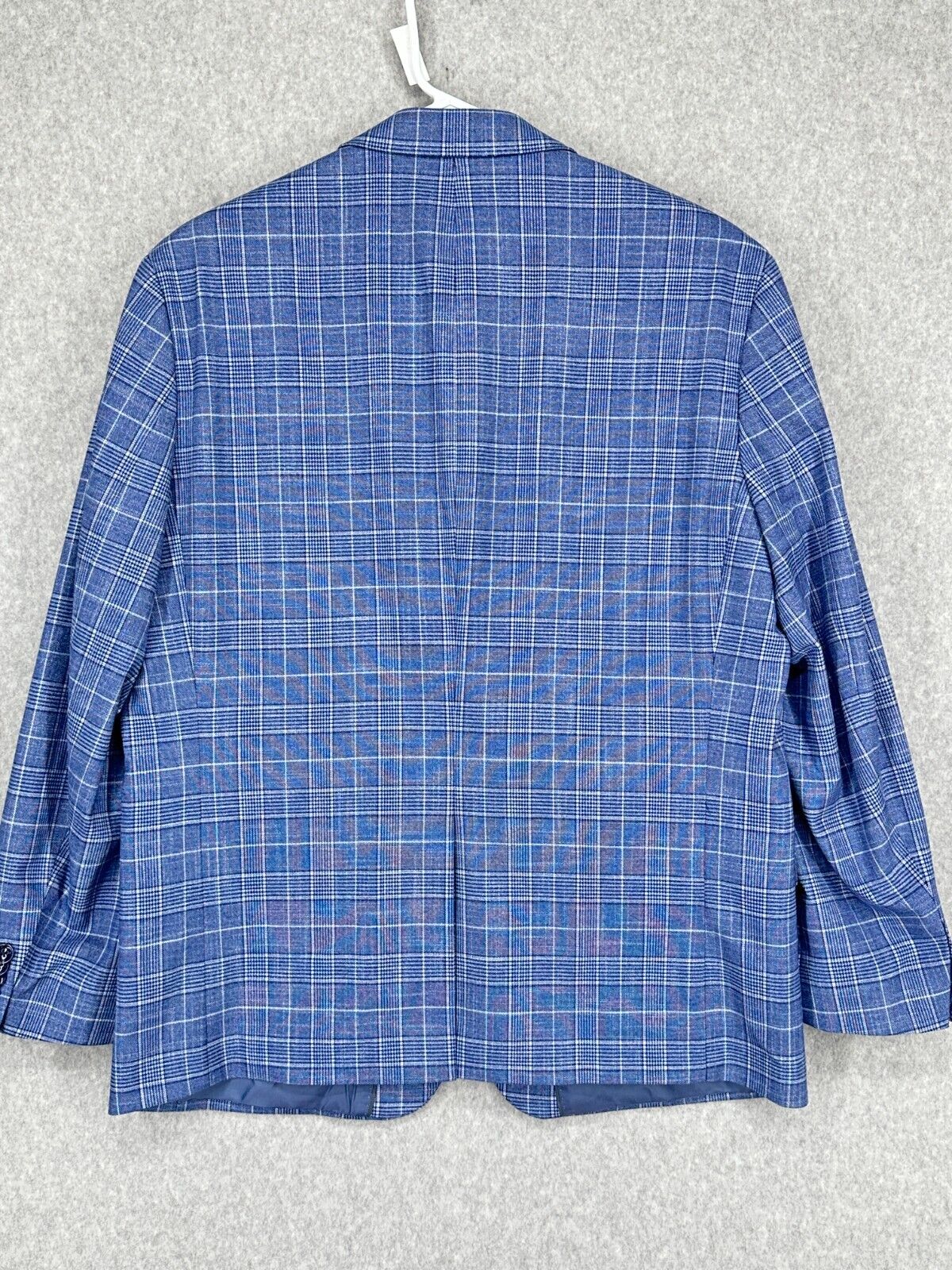 MICHAEL KORS Sport Coat Mens Size 42S Blue white Plaid Classic Fit NWOT