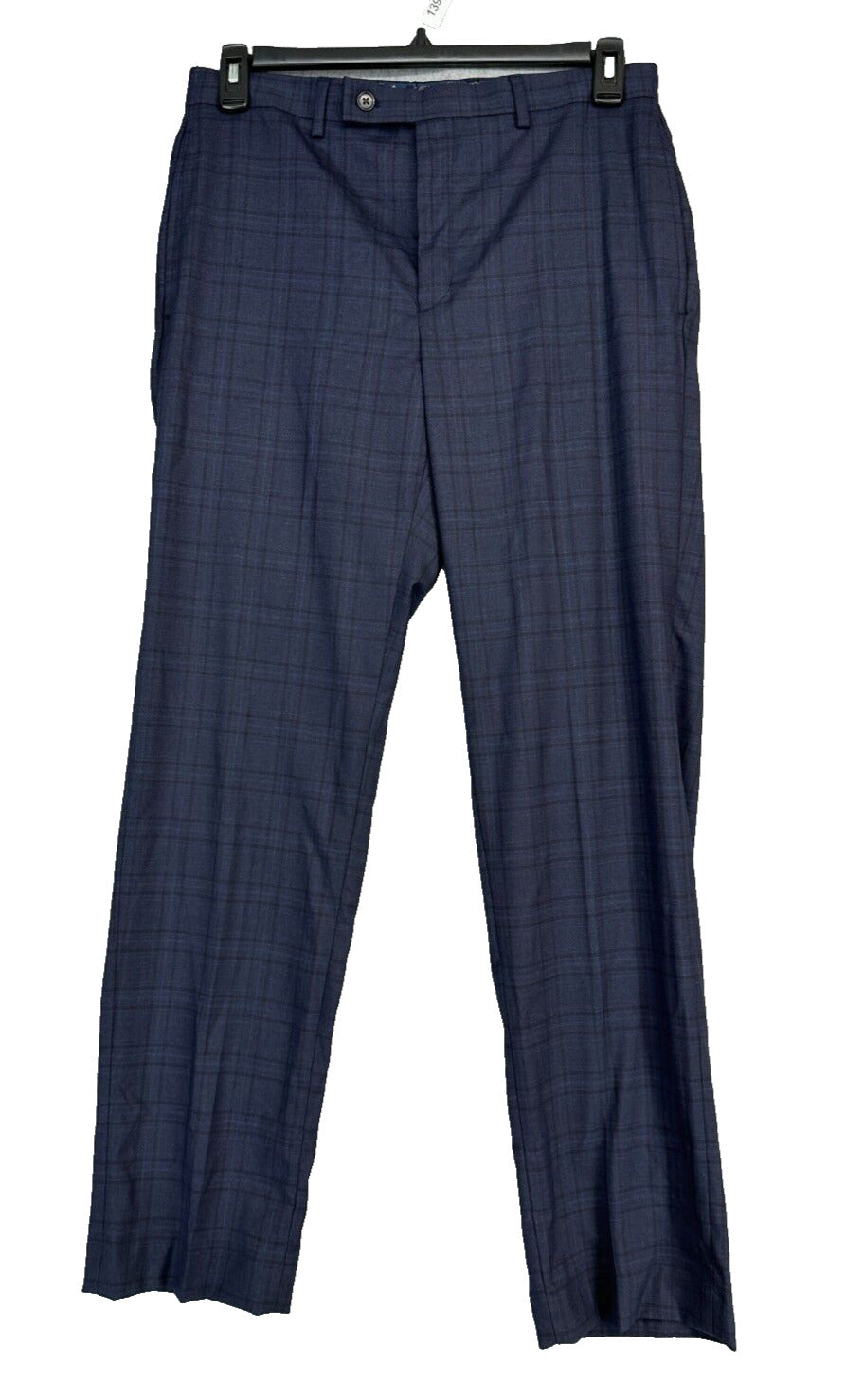 Lauren Ralph Lauren Dress Pants 32x32 Norton Navy Plaid Windowpane