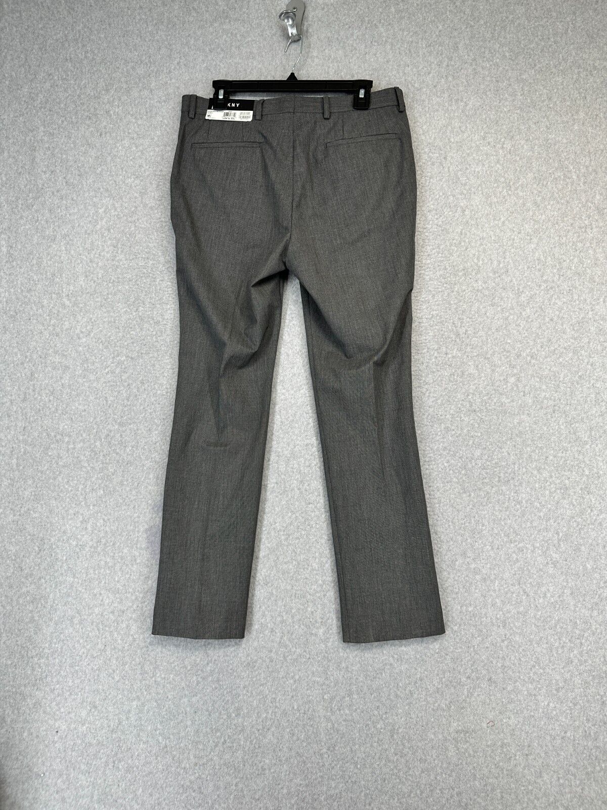 DKNY Mens Pants 31x30 Gray Modern Fit Stretch Straight Leg Dario NWT