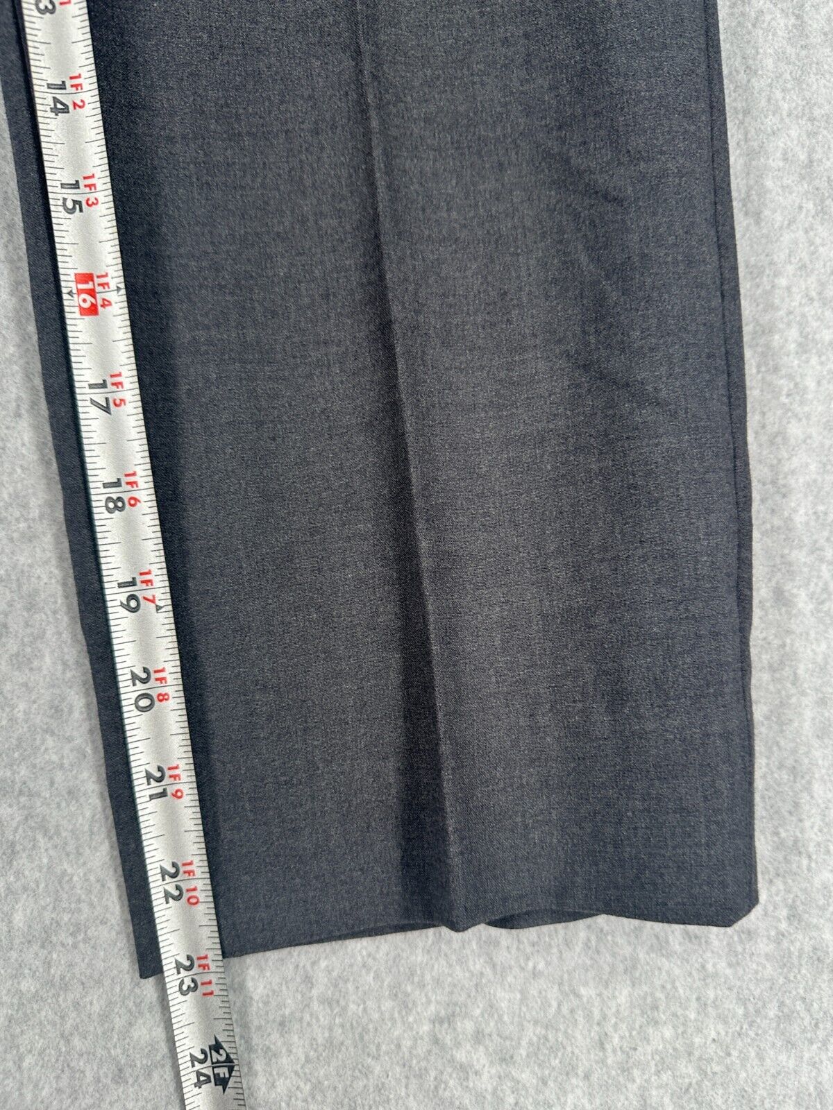 Calvin Klein Dress Pants Skinny Fit Size 32x23 Dark Gray Infinite Stretch PreWor