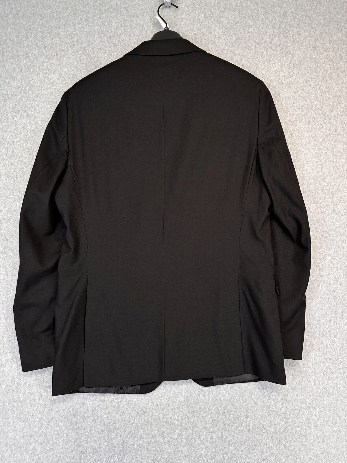 KENNETH COLE REACTION Jacket 43L Black Solid Slim Fit Ready Flex Pre-Owned