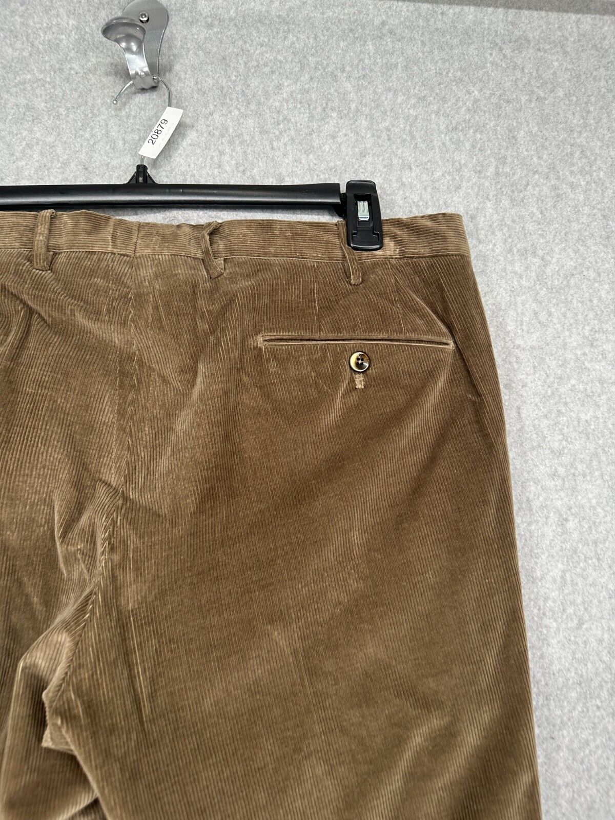 PT TORINO Corduroy Pants Mens Size Italy 54 US 38x28 Brown Slim Fit Cotton