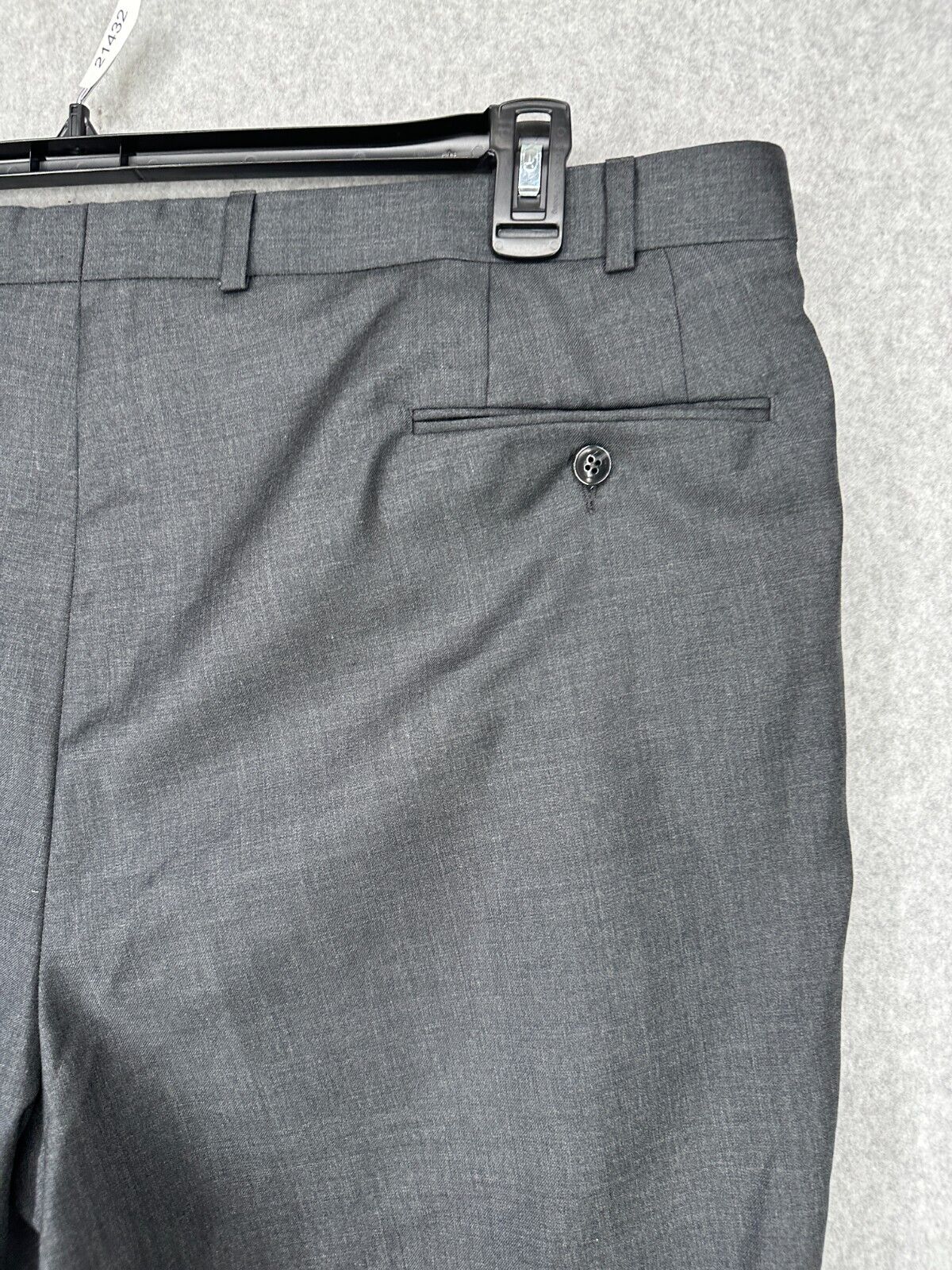 MICHAEL KORS Suit Pants Mens Size 44x32 Mid Gray Sharkskin Airsoft Classic Fit