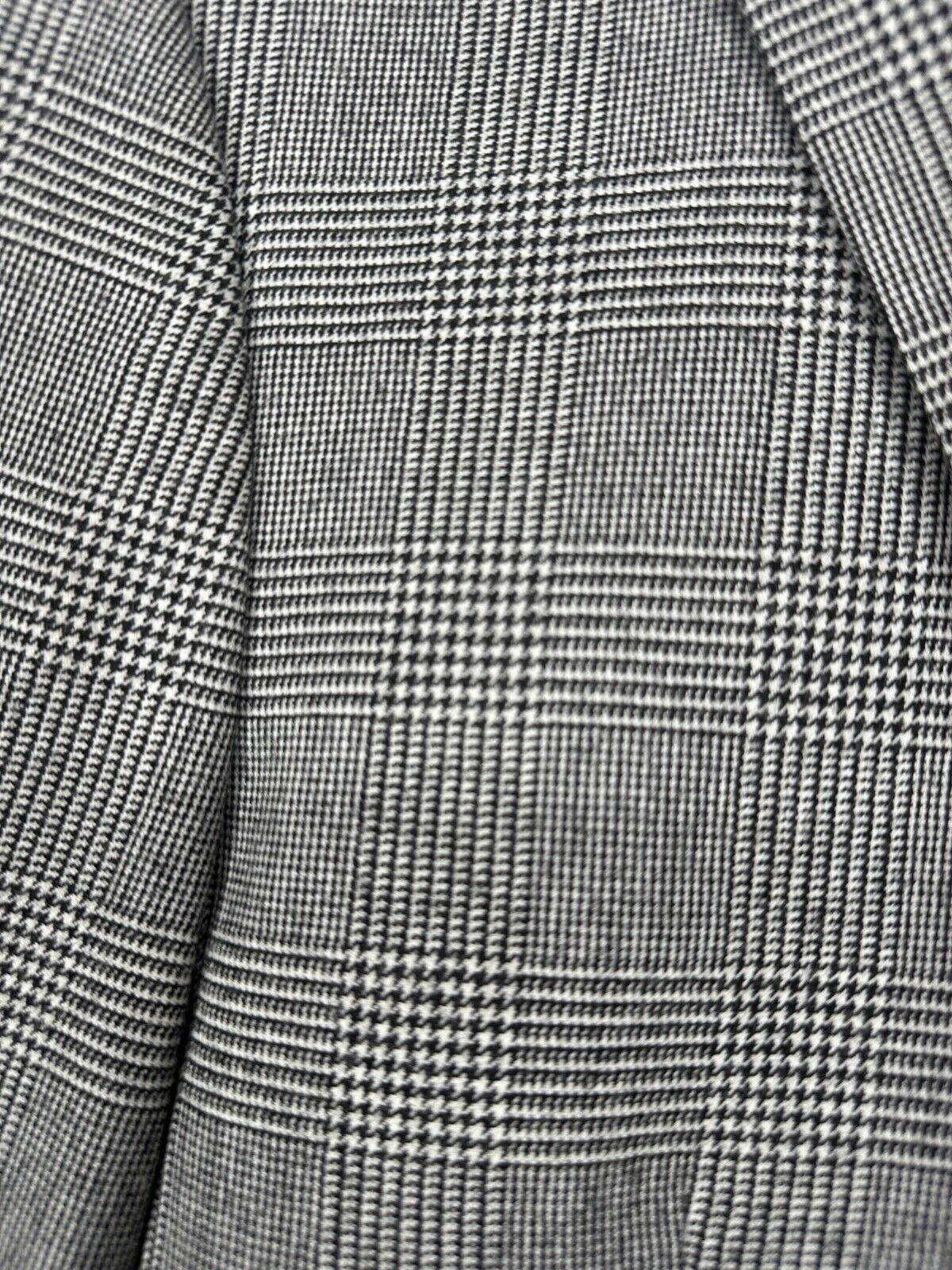 Bar III Suit Jacket Mens Size 36R Black White Plaid Houndstooth Slim Fit NWT 425