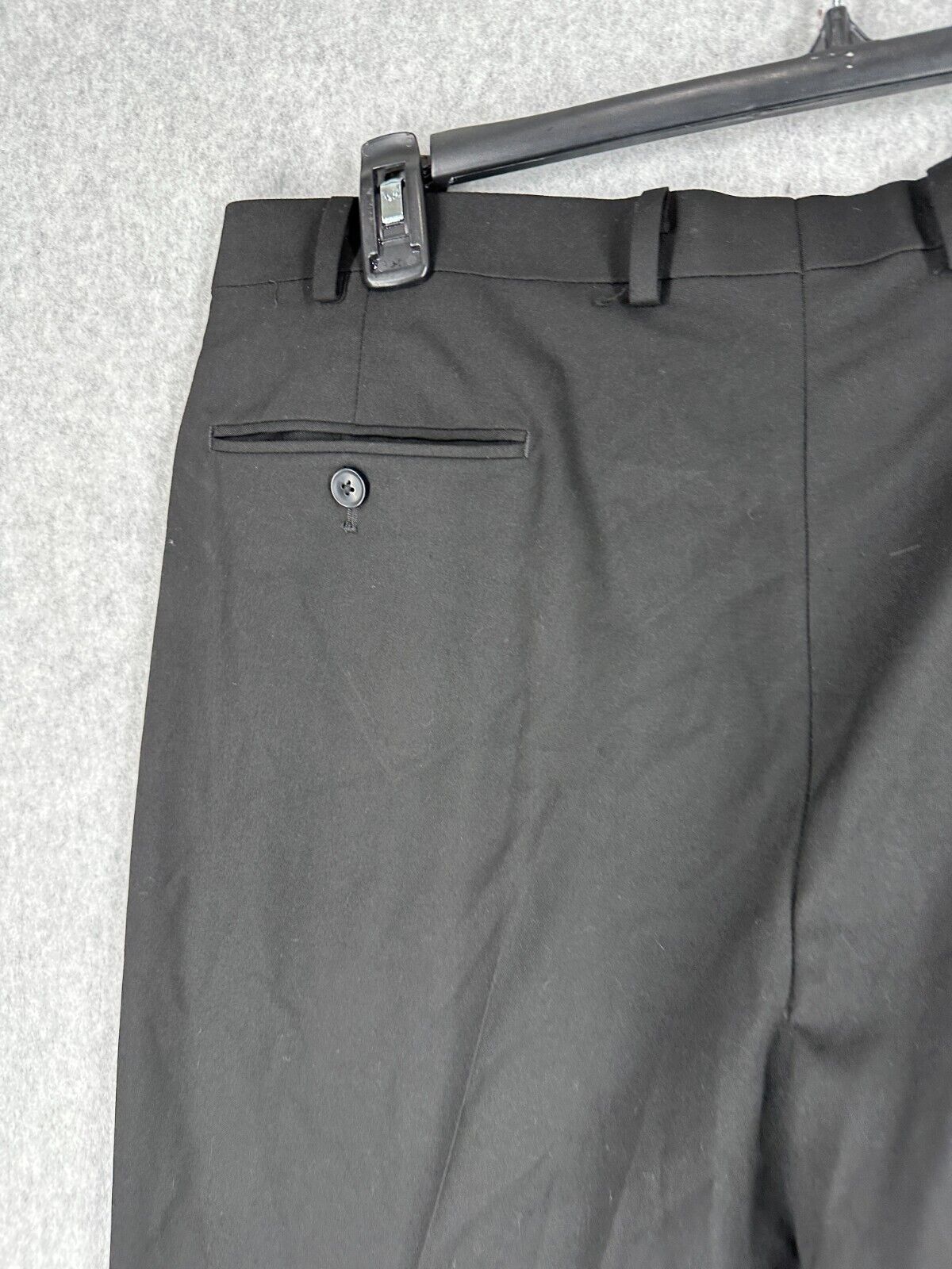 ALFANI Suit Pants Size 38x30 Black Slim Fit Stretch Solid MSRP $135