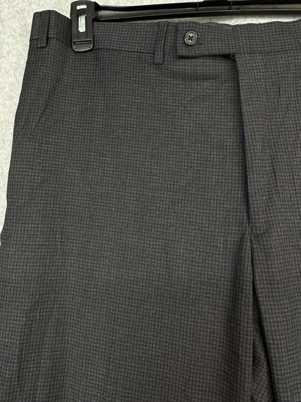 Lauren Ralph Lauren Pants Size 34x32 Gray Check Grid UltraFlex Classic NWT