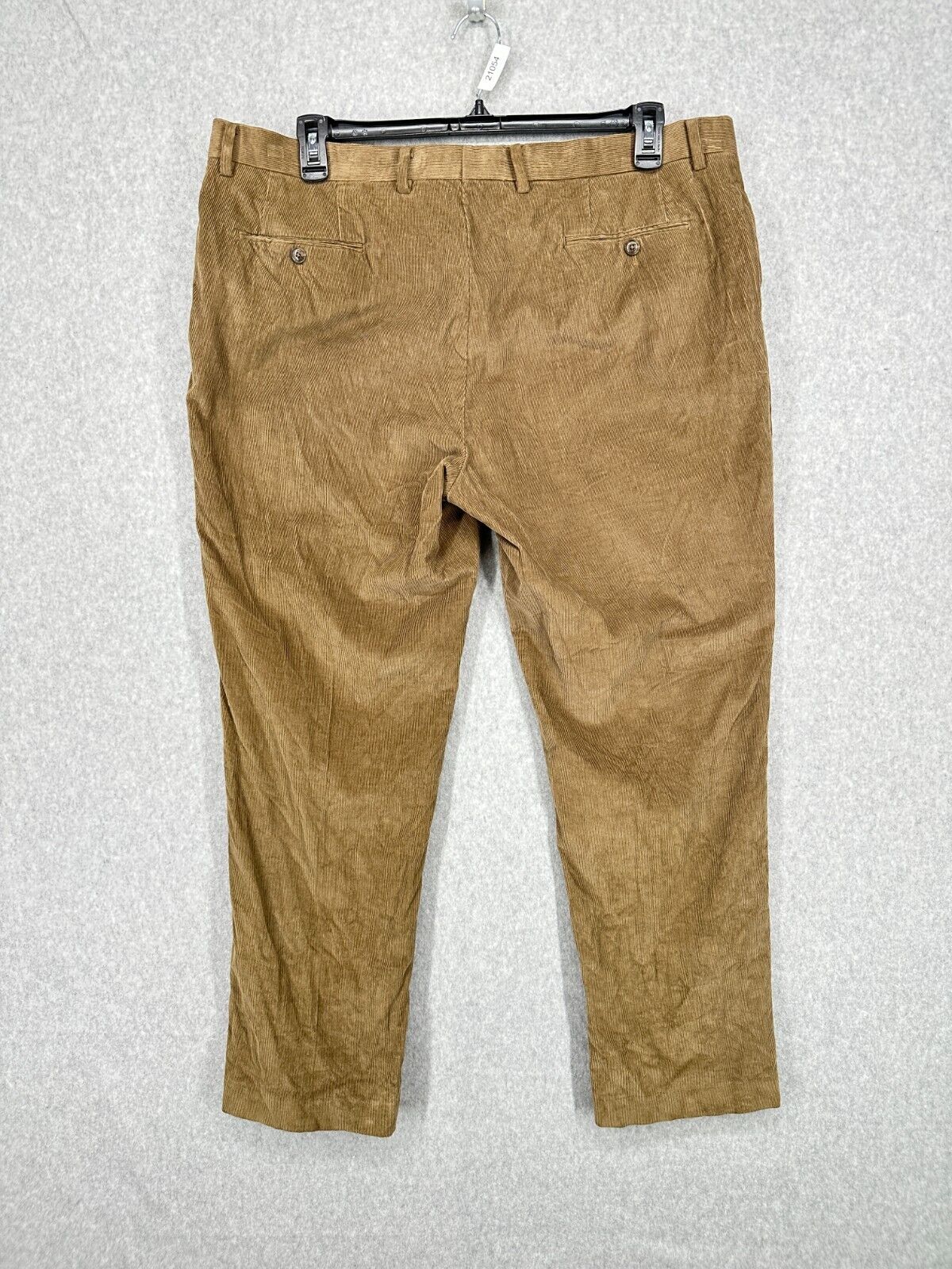 TOMMY HILFIGER Corduroy Pants Mens Size 40x30 Taupe Solid Modern Fit NWOT $95