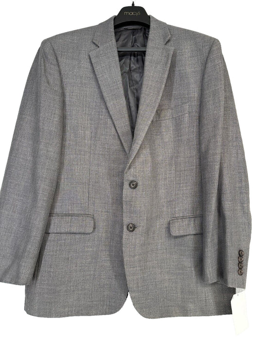 Lauren Ralph Lauren Sport Coat Size 42R Gray Neat Classic Fit UltraFlex NWOT