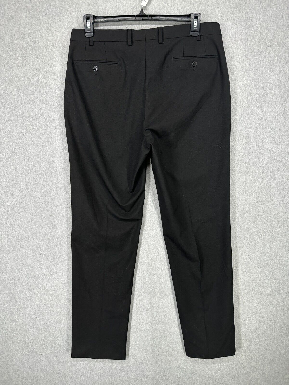 Michael Kors Dress Pants Mens Size 36x34 Black Classic Fit Performance FLAWS