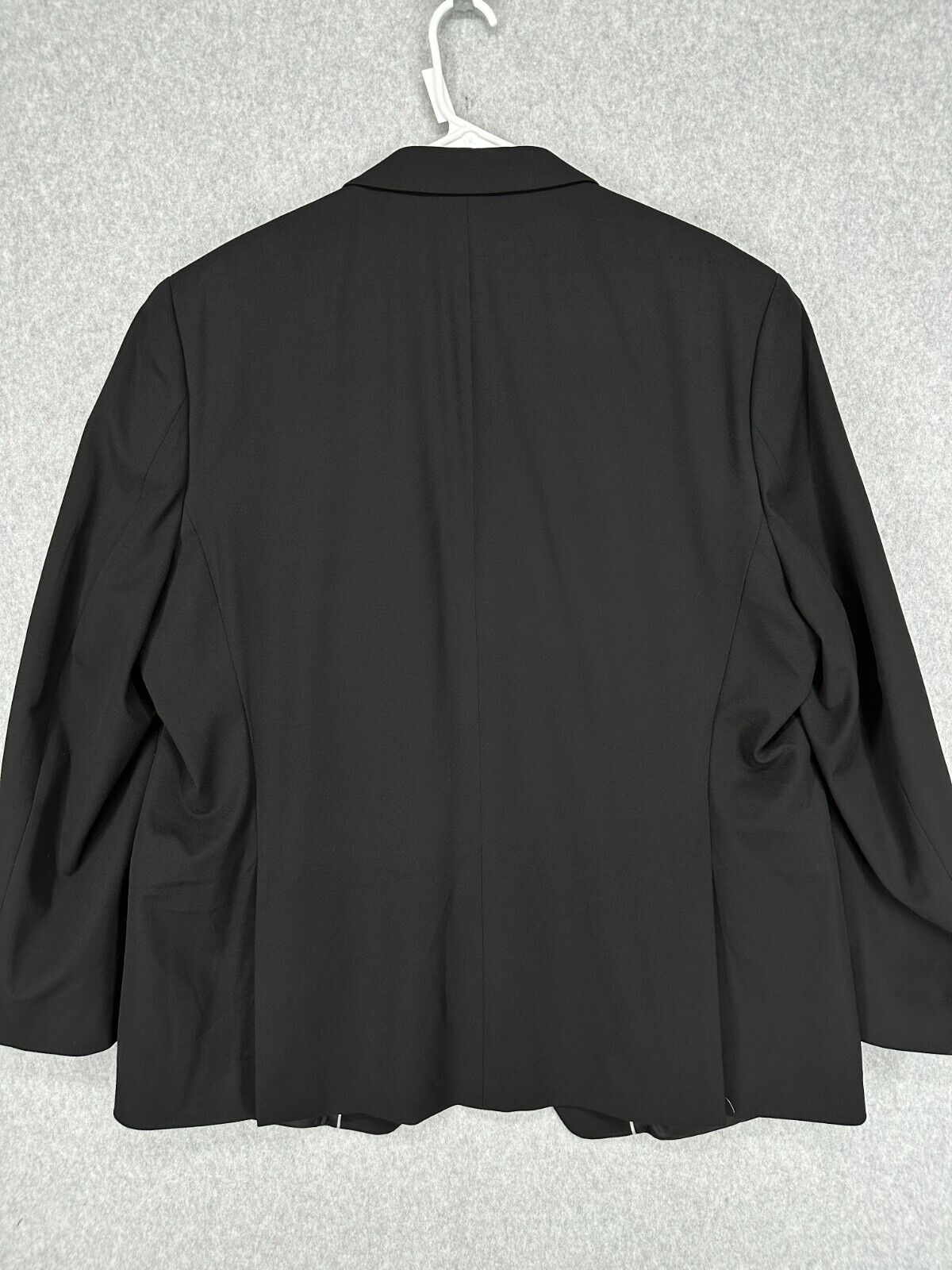 MICHAEL KORS Blazer Mens Size 48L Black Solid Classic Fit Stretch Jacket NWOT