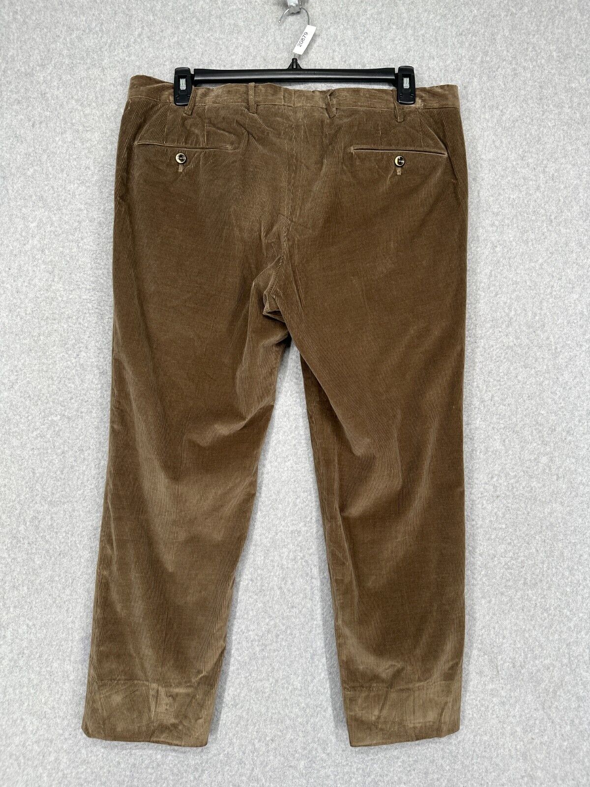 PT TORINO Corduroy Pants Mens Size Italy 54 US 38x28 Brown Slim Fit Cotton