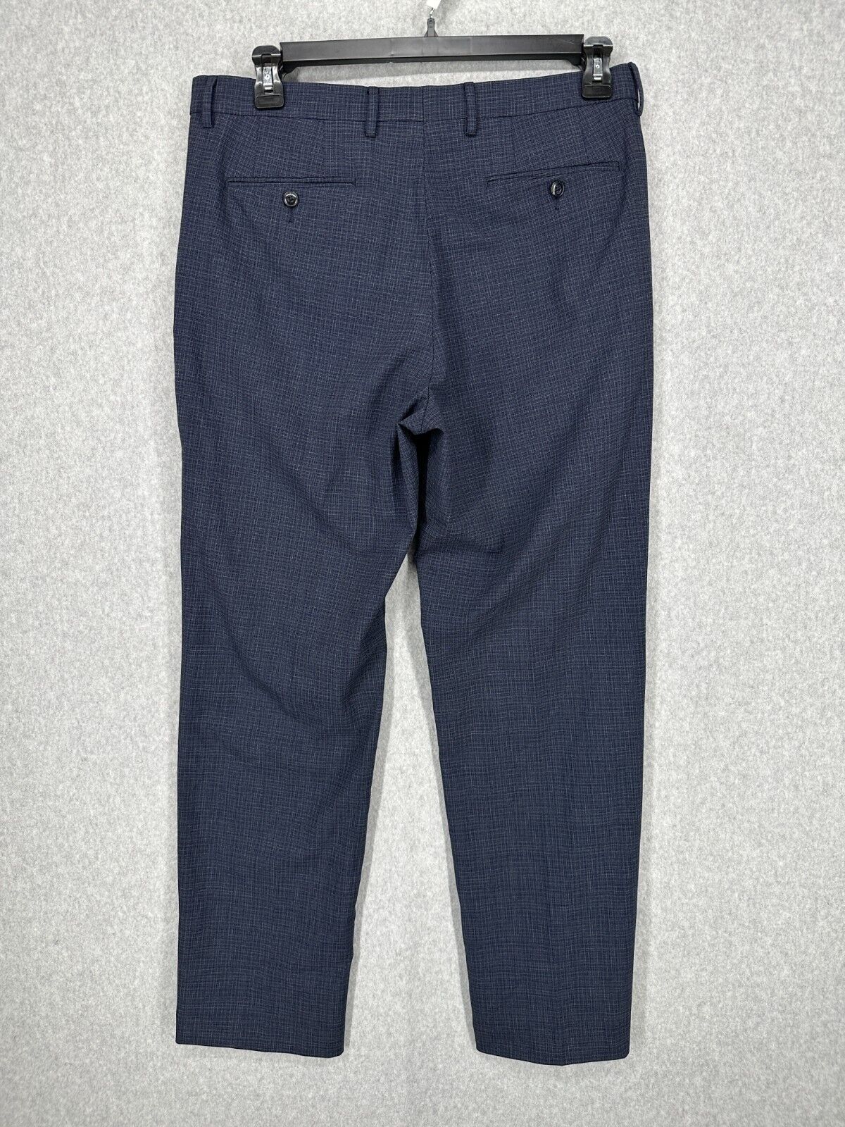 Michael Kors Dress Pants Mens Size 34x32 Blue Pattern Classic Fit NWOT