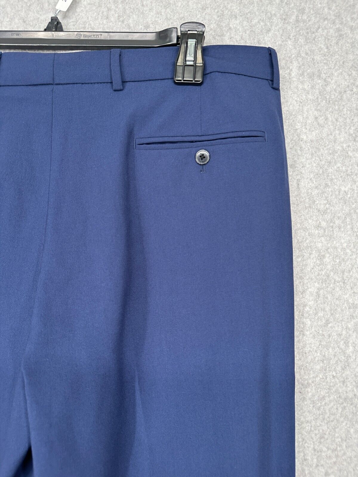 NAUTICA Suit Pants Mens Size 36x32 Blue Solid Modern Fit Bi-Stretch NWOT