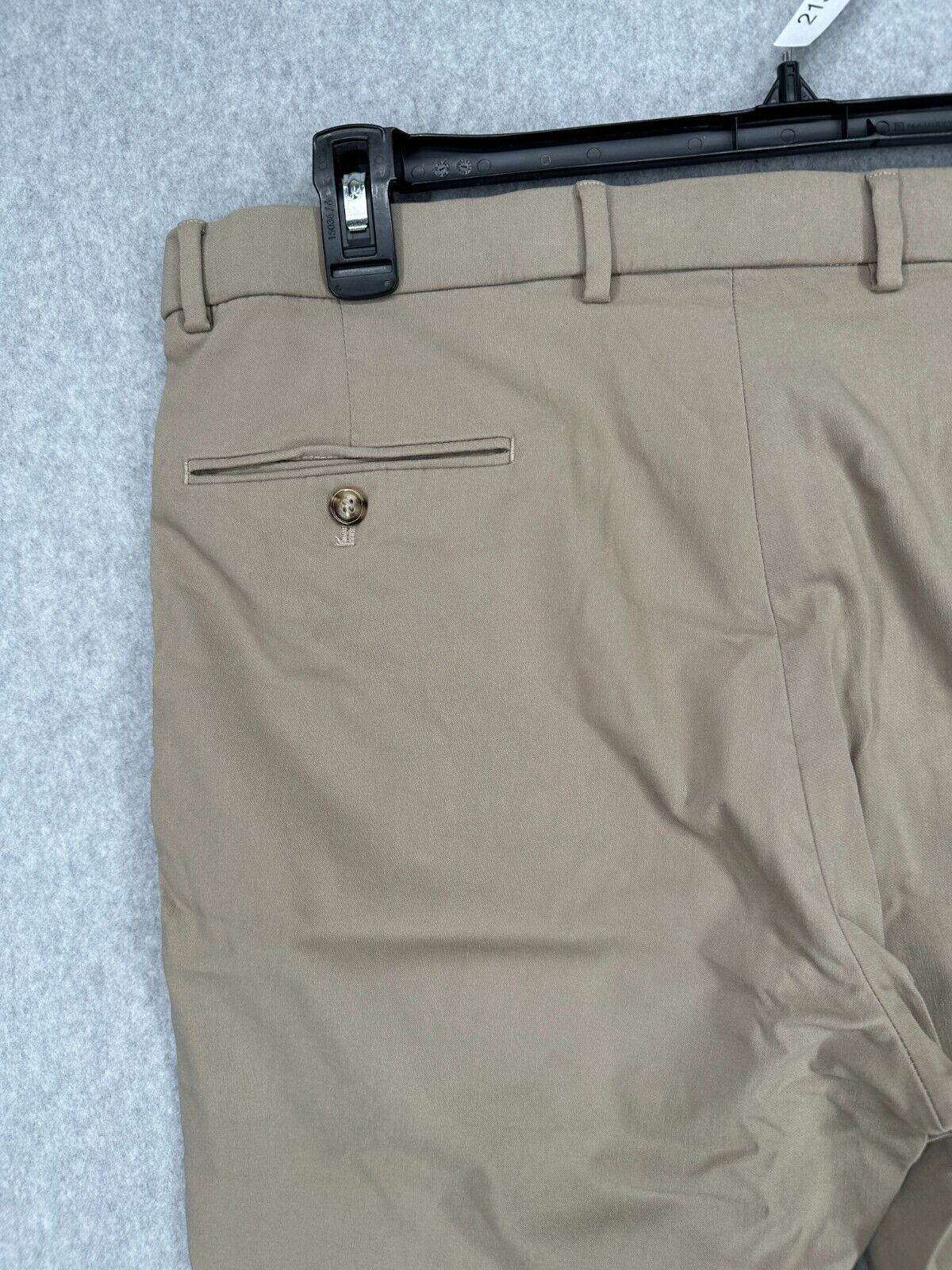 TOMMY HILFIGER Performance Pants Mens Size 36x31 Tan Modern Fit TH Flex Stretch