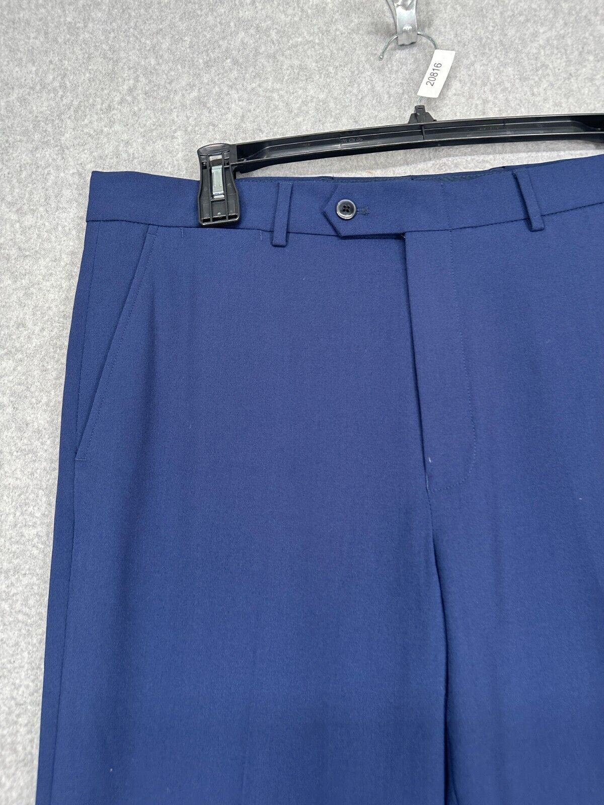 NAUTICA Suit Pants Mens Size 36x32 Blue Solid Modern Fit Bi-Stretch NWOT