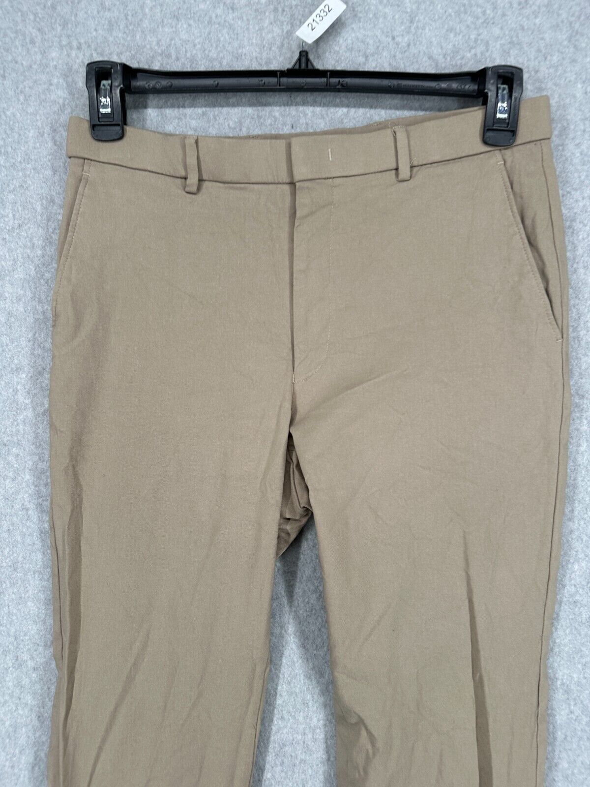 TOMMY HILFIGER Performance Pants Mens Size 32x34 Tan Modern Fit TH Flex Stretch