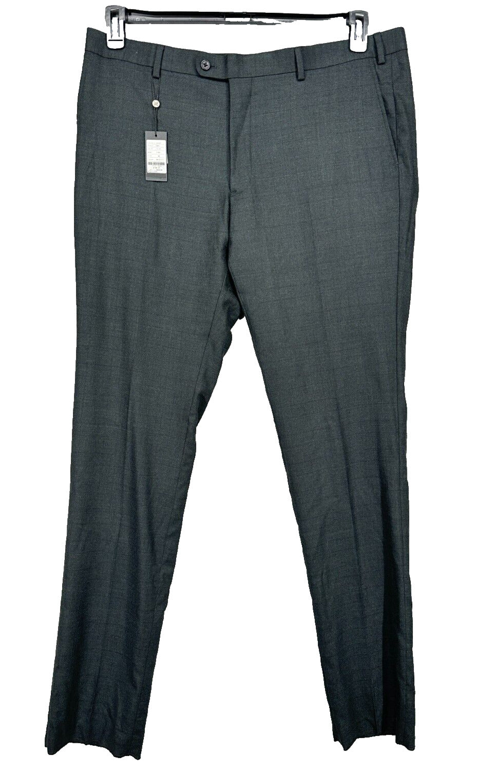 John Varvatos Star USA Suit Pants Mens Size 38 Gray Tonal Plaid Slim Fit NWT 198