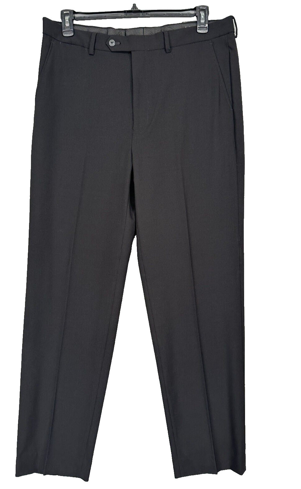 NAUTICA Suit Pants Mens Size 36x32 Black Solid Modern Fit Bi-Stretch NWT