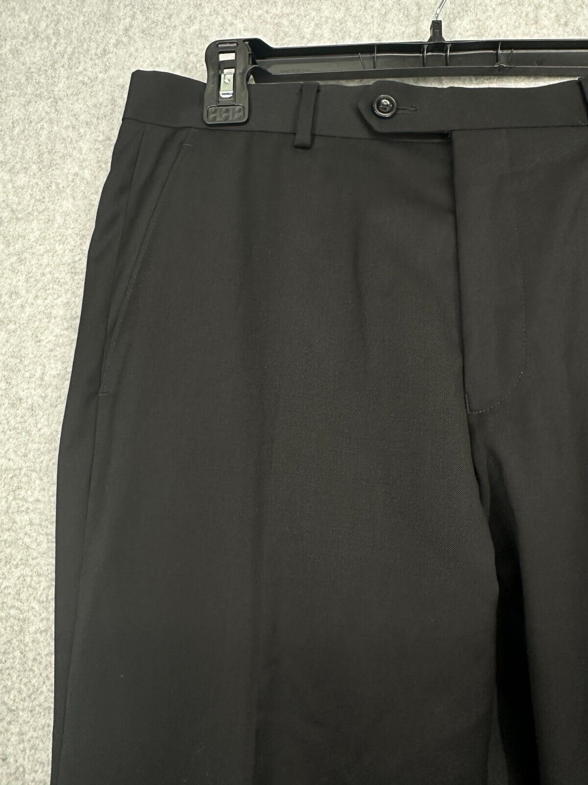 MICHAEL KORS Suit Pants Mens Size 31x34 Black Solid Classic Fit Stretch NEW FLAW