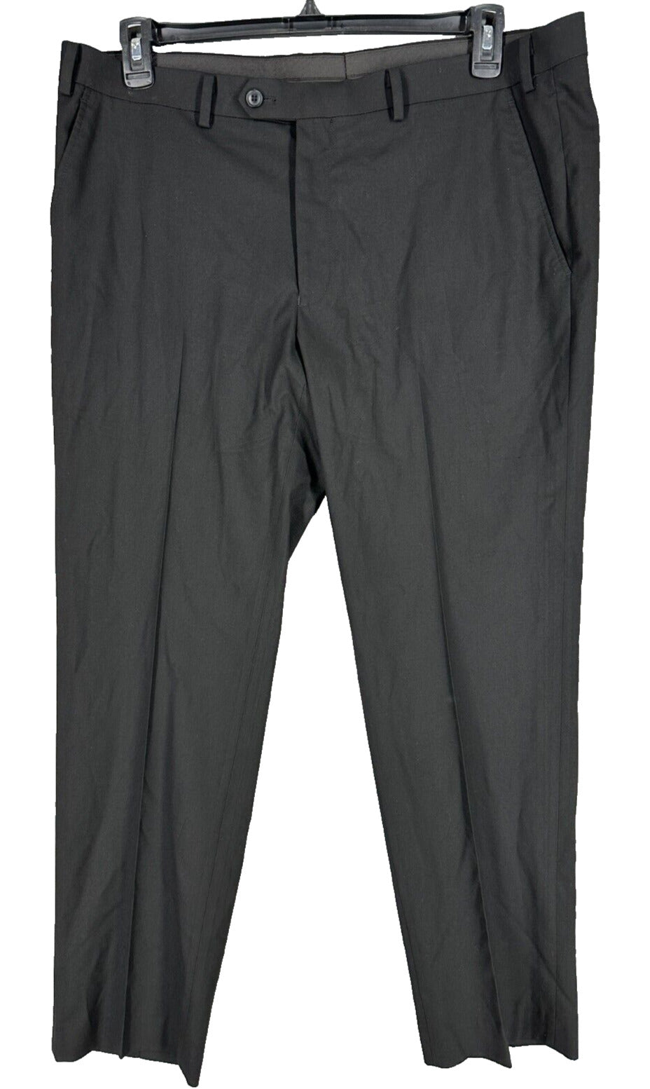 ALFANI Suit Pants Size 38x30 Black Slim Fit Stretch Solid MSRP $135