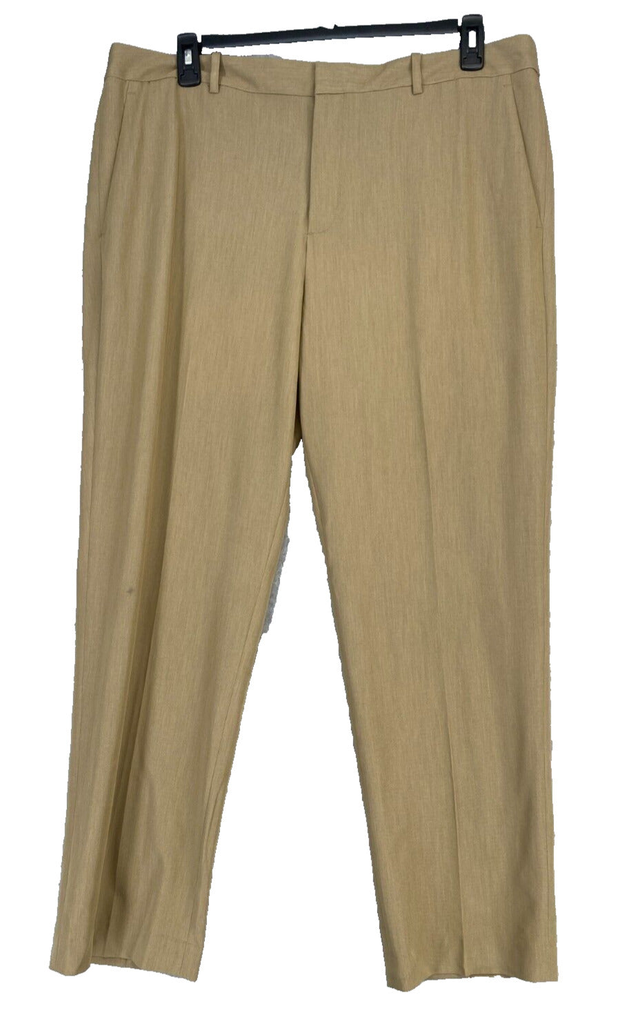 Perry Ellis Dress Pants Mens 38x30 Tan Khaki Modern Fit Resolution Stretch FLAW