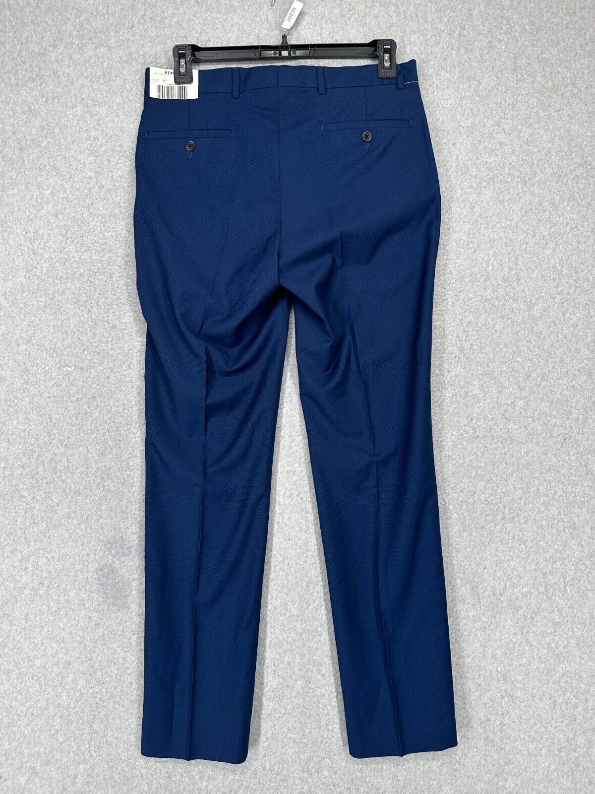 Kenneth Cole Reaction Suit Pants Mens Size 33x32 Blue Slim Fit Ready Flex NWT