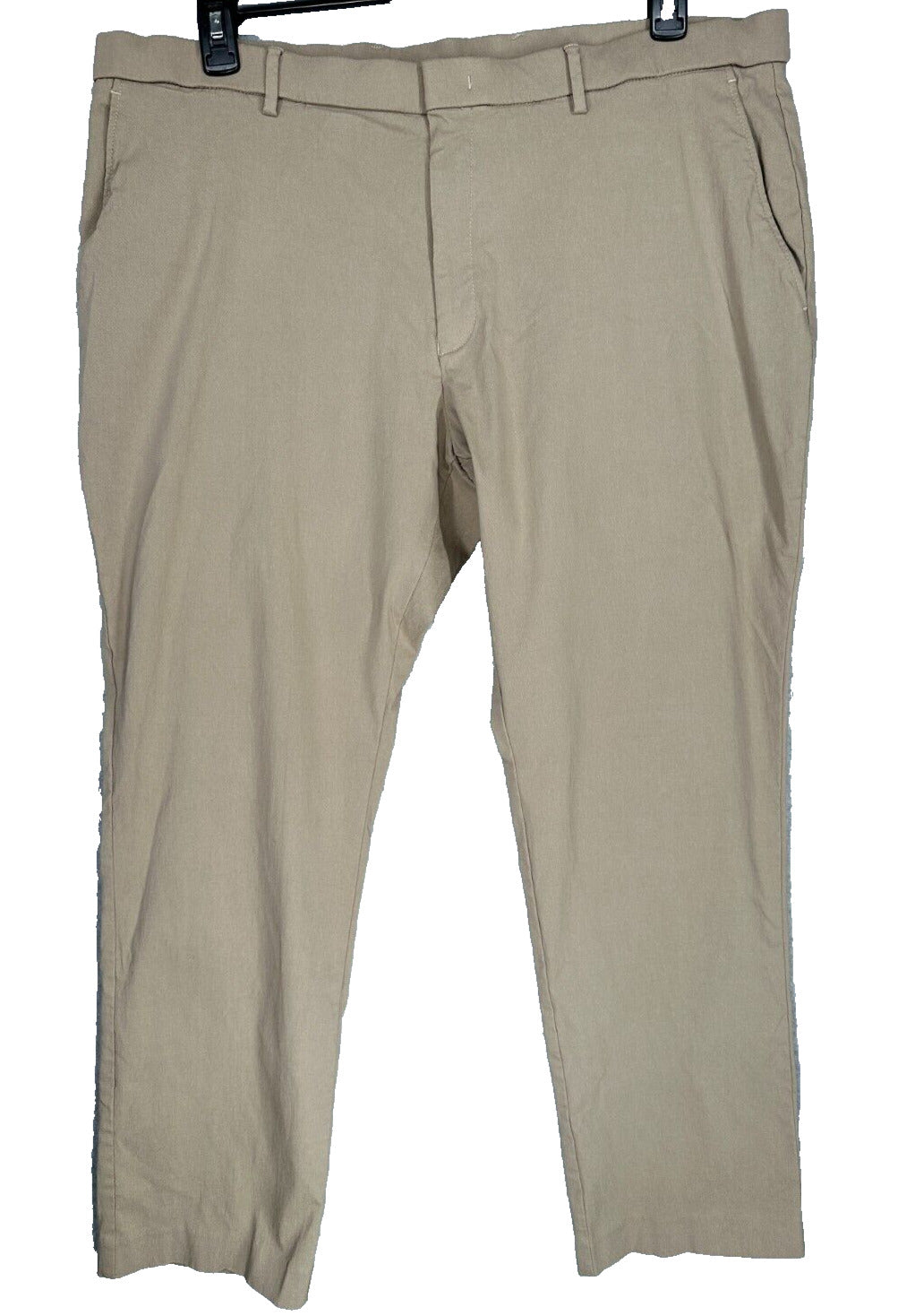 TOMMY HILFIGER Performance Pants Mens Size 42x30 Tan Modern Fit TH Flex Stretch