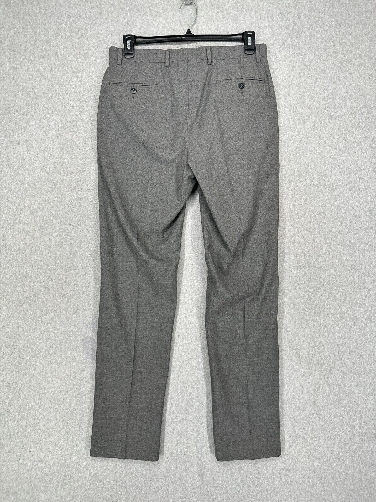 IZOD Suit Mens Size 38R 32x33 Gray Classic Fit Straight Leg Stretch PreOwn 2-Pc