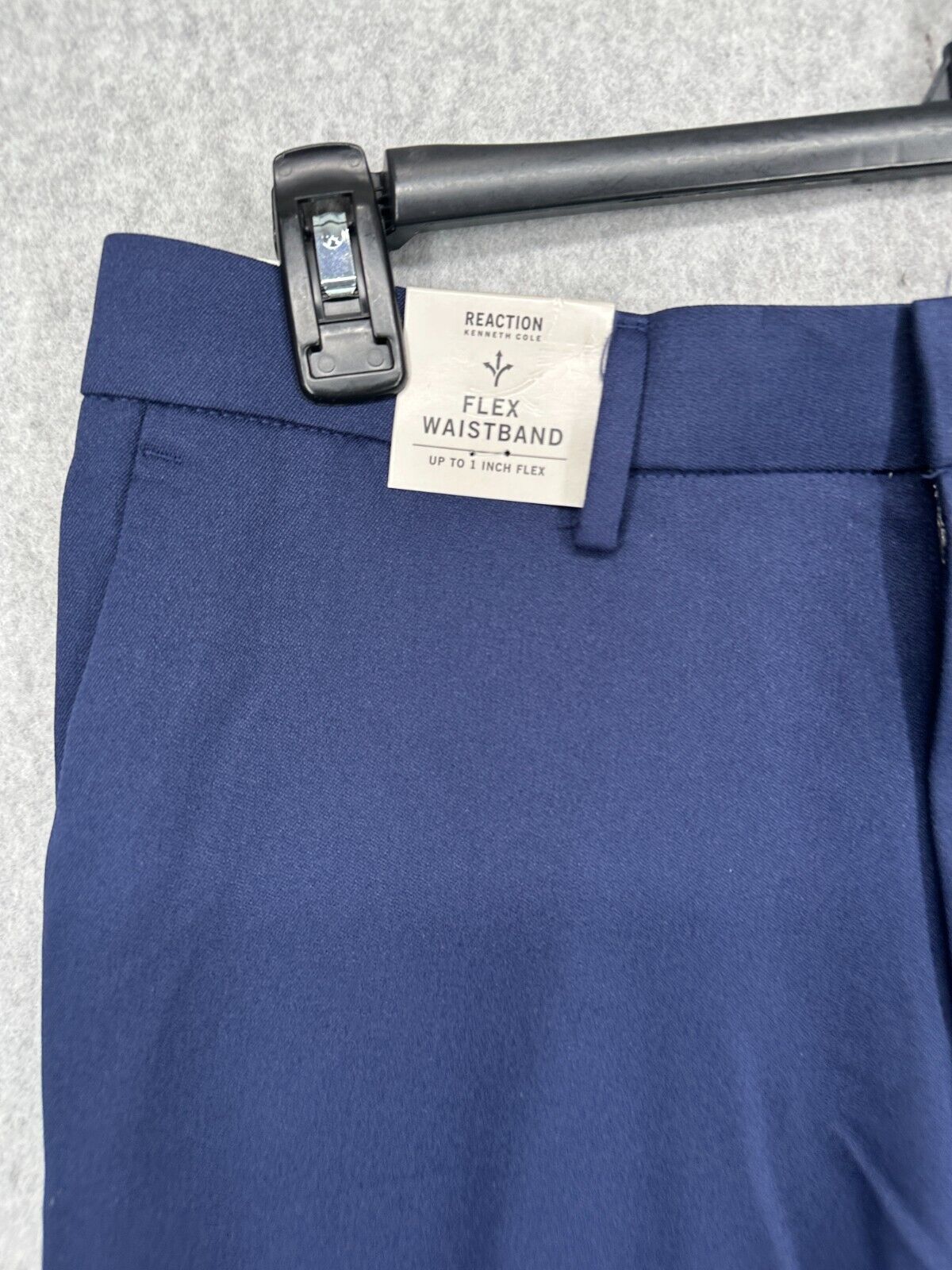 Kenneth Cole Reaction Suit Pants Mens Size 34x29 Blue Skinny Fit Tapered NWT