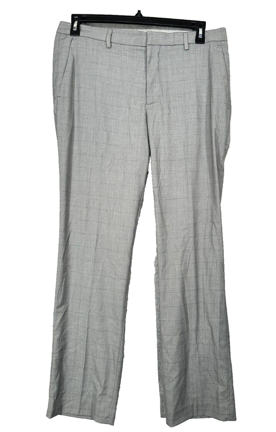 Perry Ellis Dress Pants Mens Size 34x30 Gray Slim Fit Tonal Windowpane NWT