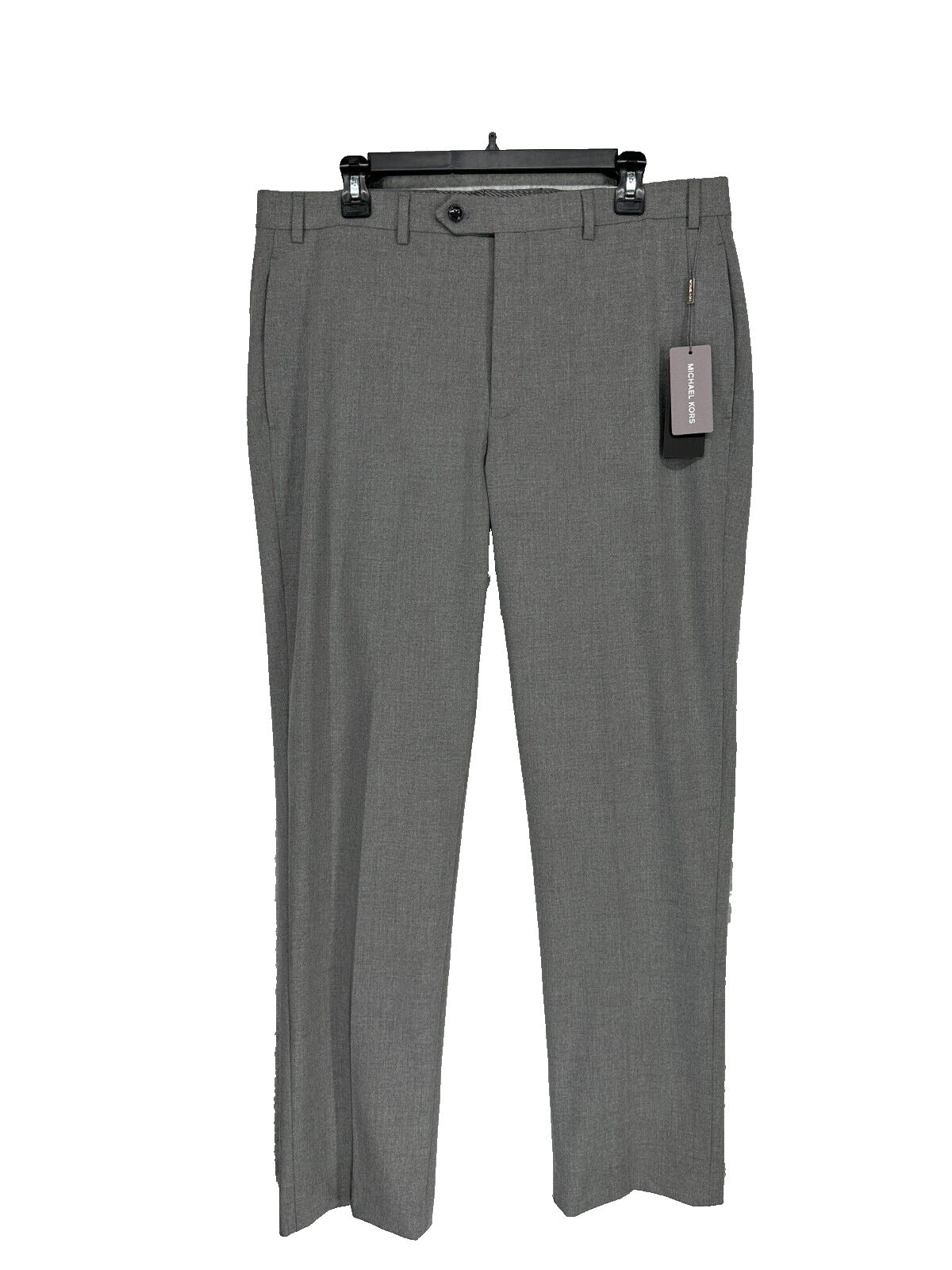 Michael Kors Dress Pants Mens Size 36x32 Gray Classic Fit Performance NWT