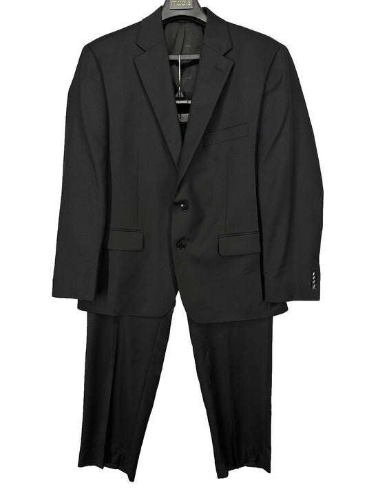 MICHAEL KORS Suit Mens Size 42S 36x30 Black Classic Fit Wool Blend 2-Piece