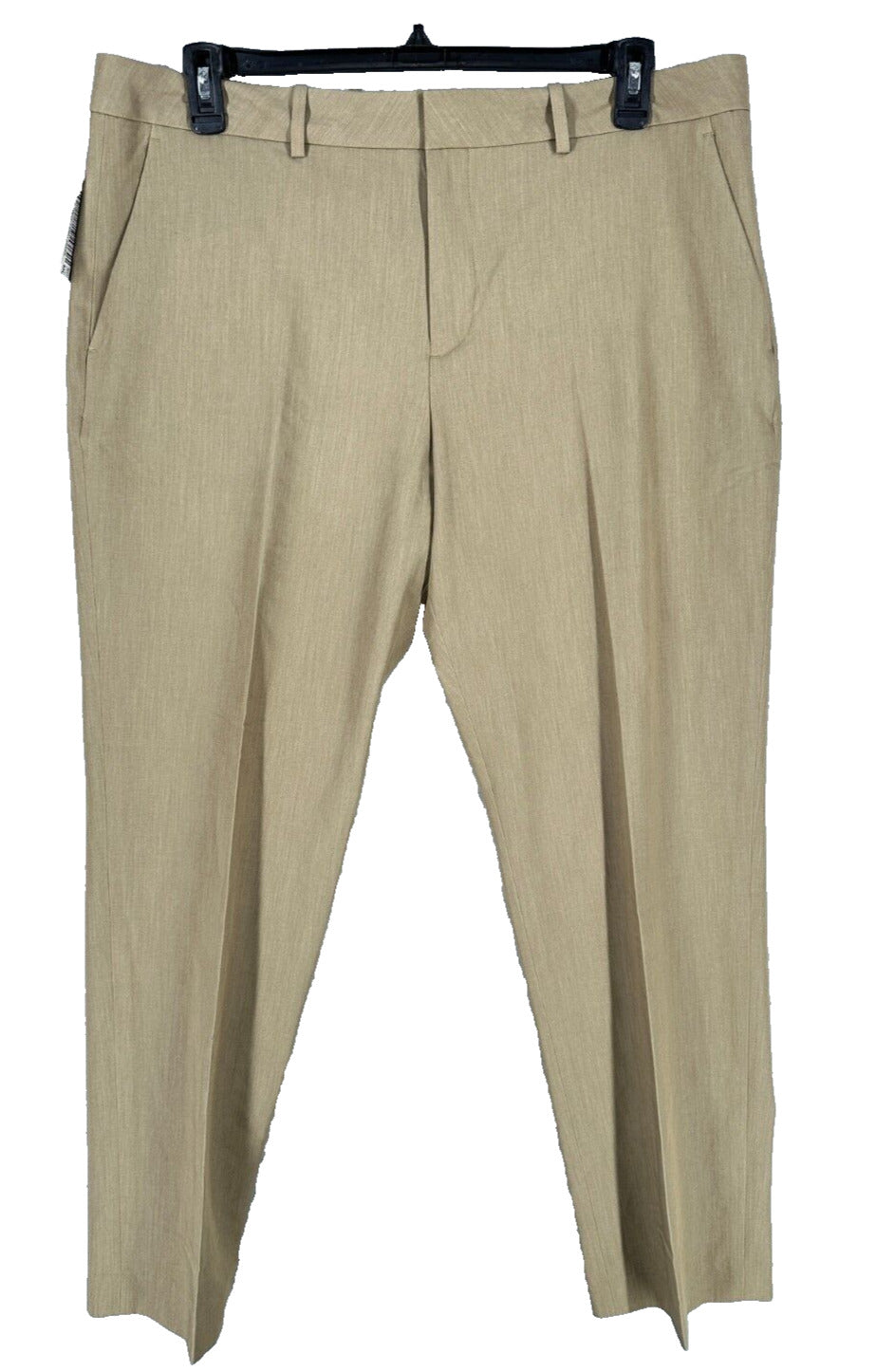 Perry Ellis Mens Dress Pants 38x30 Elmwood Beige Modern Fit Stretch Resolution