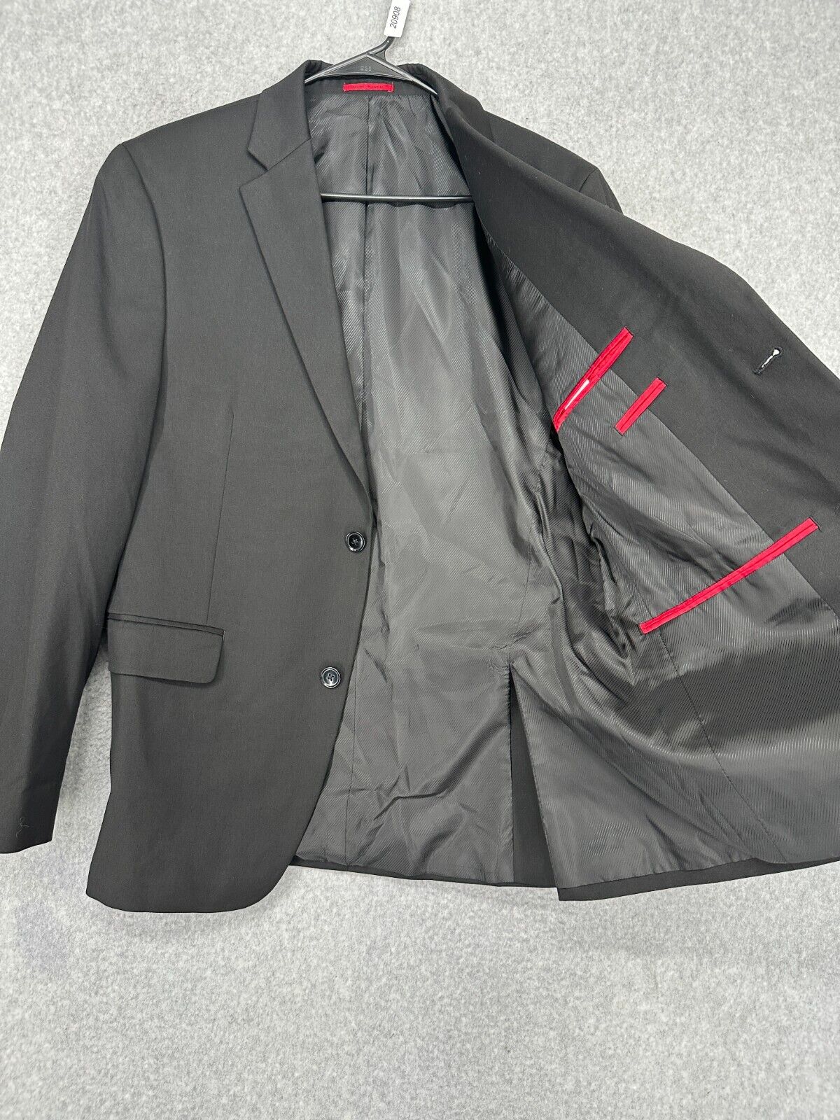 ALFANI Suit Jacket Size 40R Black Solid  Stretch Performance Slim Fit NWOT