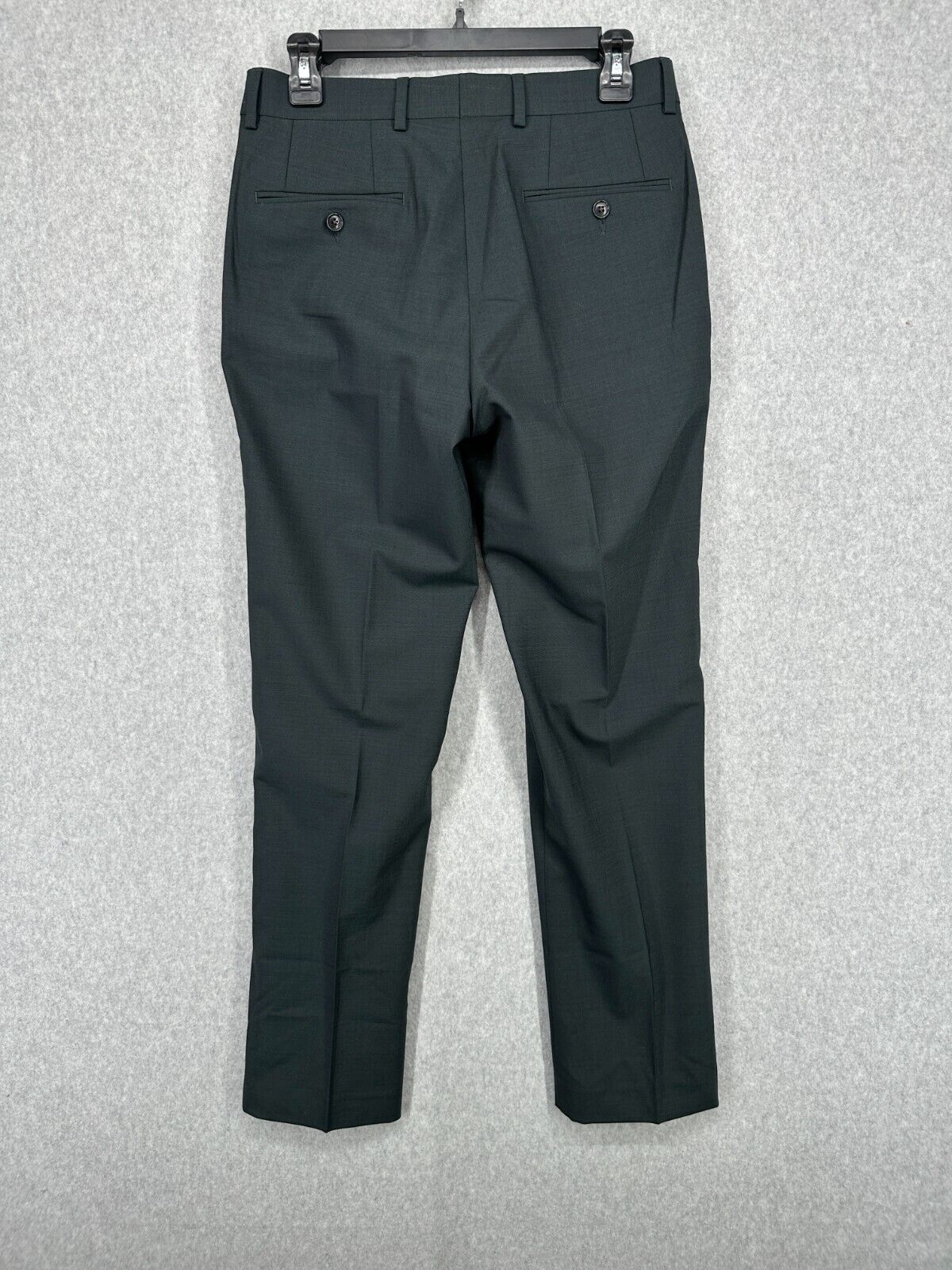 BAR III Dress Pants Mens Size 29x30 Emerald Green Slim Fit Wool Blend NWOT $175