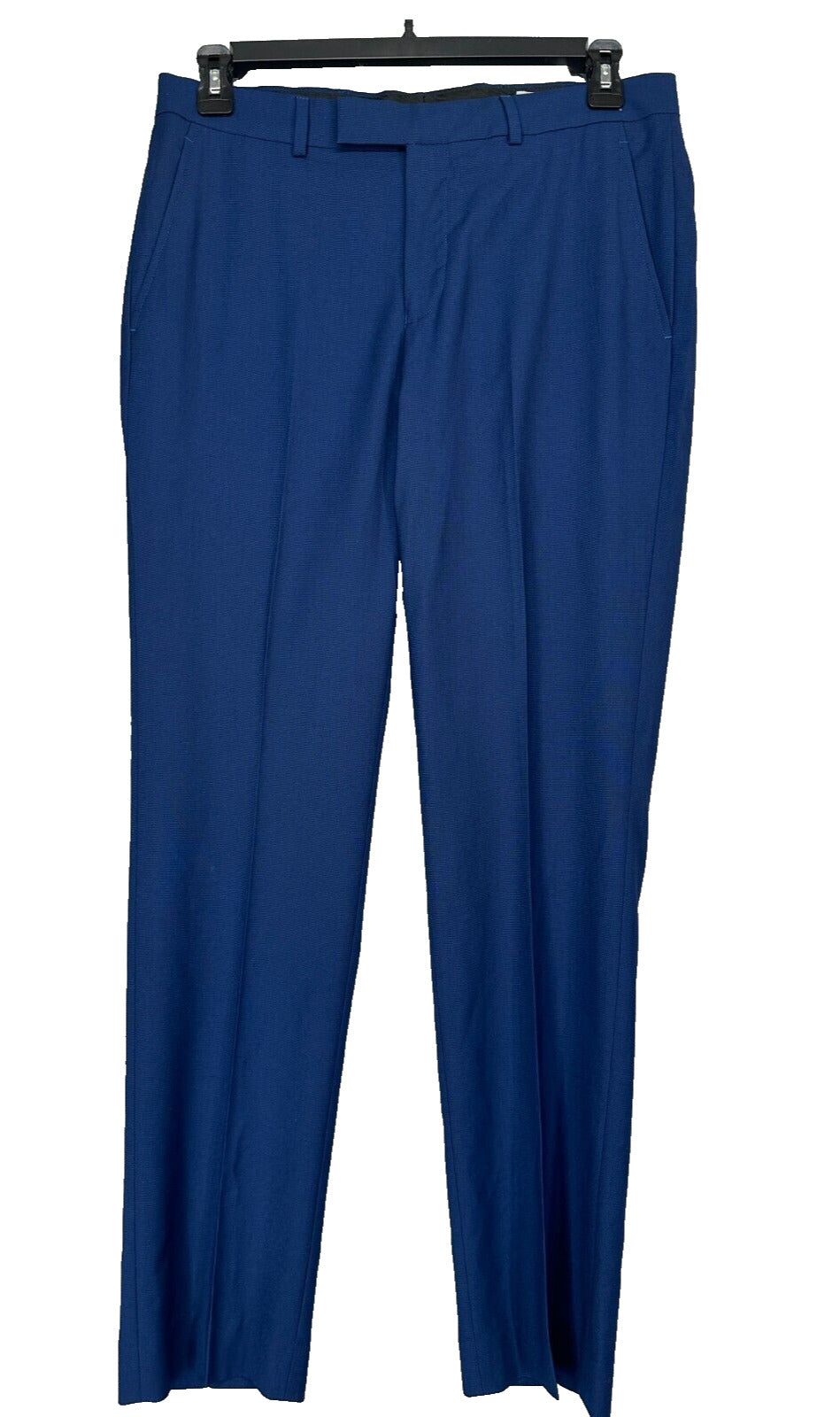 Kenneth Cole Reaction Suit Pants Mens Size 33x32 Blue Slim Fit Ready Flex NWT